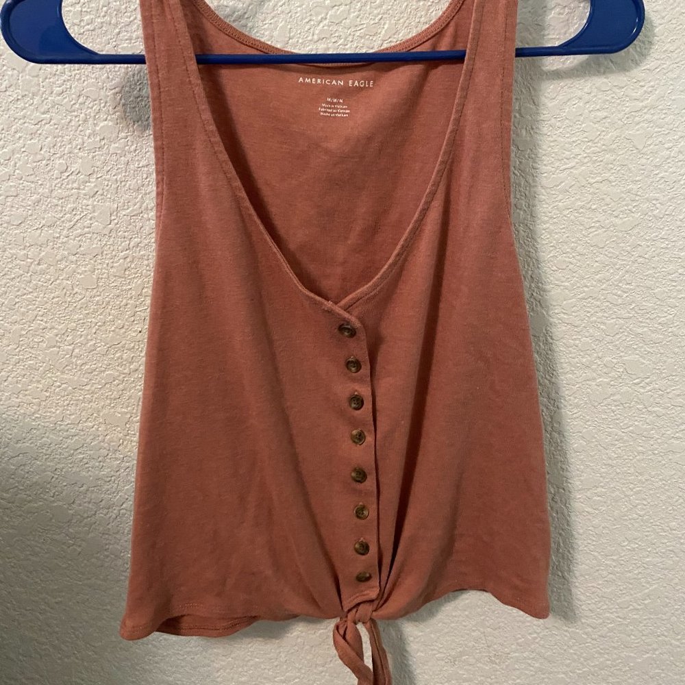 Button up tank top